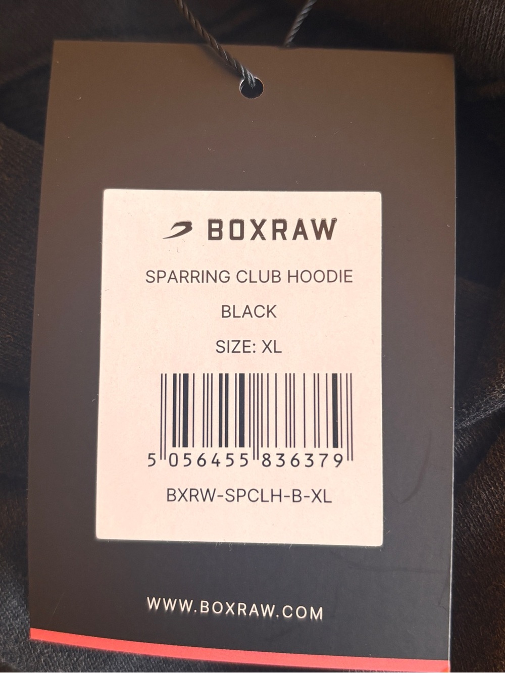 Boxraw Black Oversized Hoodie, French Terry Women's Pullover XL NWT - Picture 6 of 10
